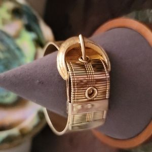 Goldtone Buckle Bracelet